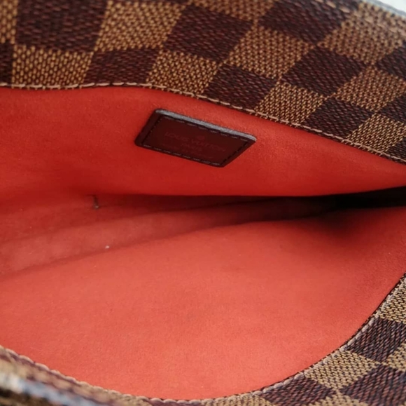 Louis Vuitton Damier Ebene Canvas Shoulder Baguette Brown - Picture 8 of 12